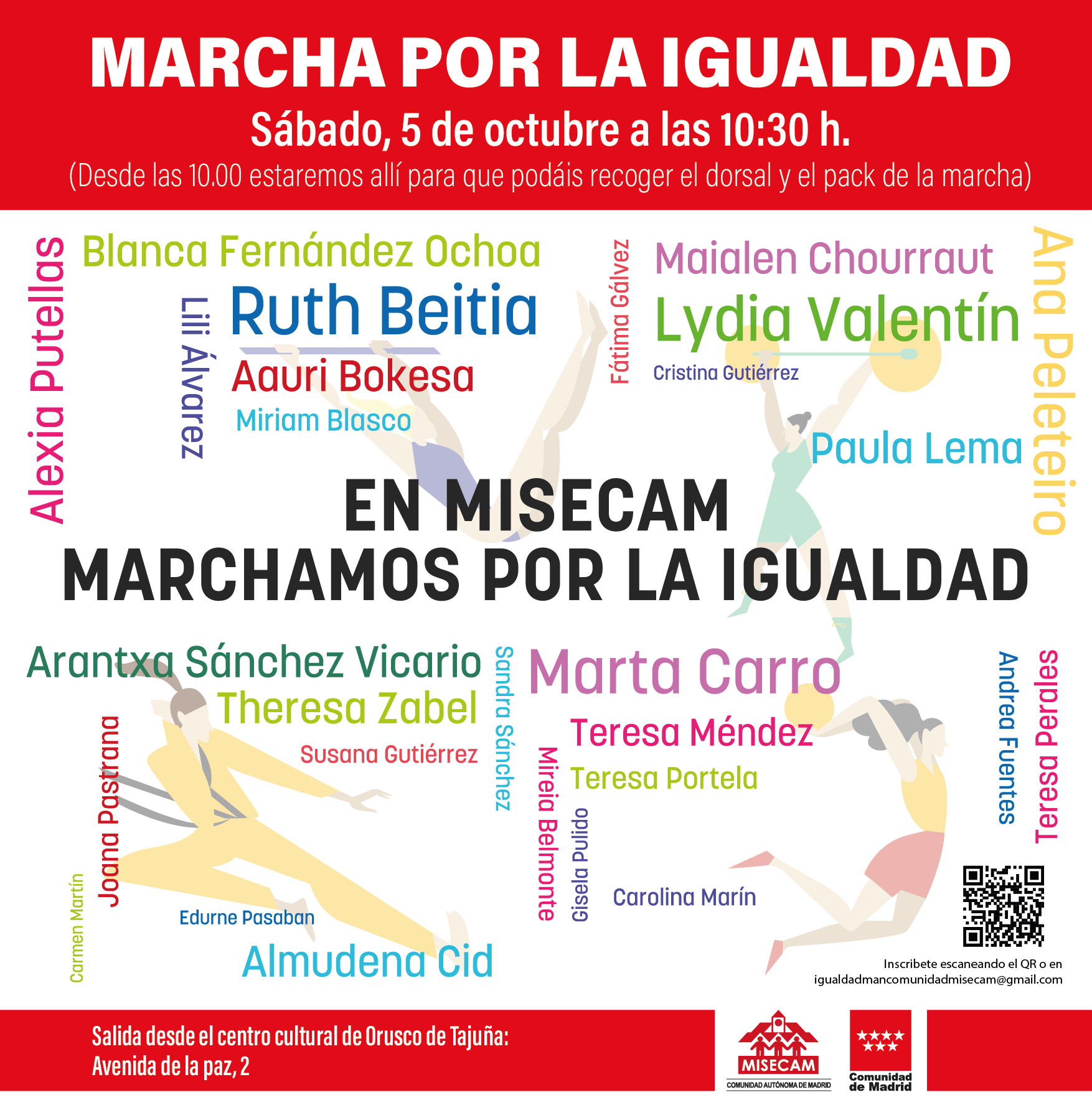 Cartel Marcha Igualdad sabado 5 Cartel